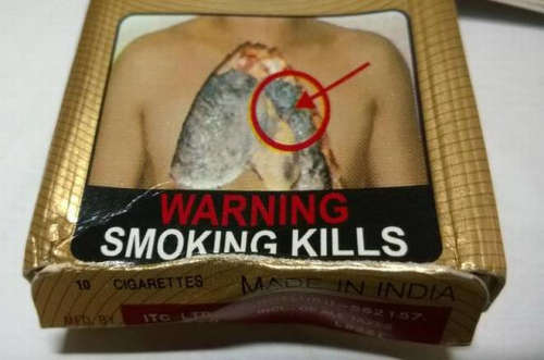 国外烟恶心包装图片