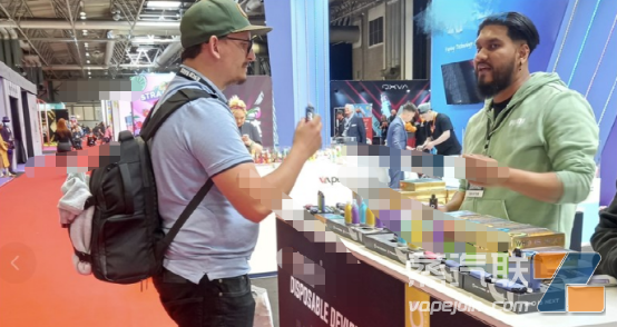 英国电子烟展会现场