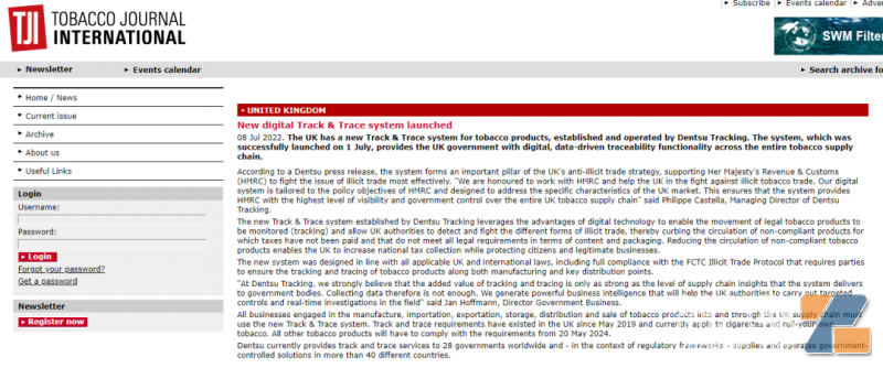 英国推出新的数字追踪和追溯系统