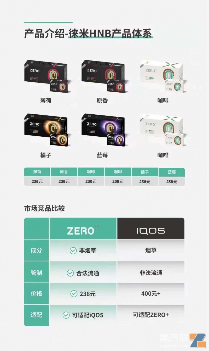 徕米ZERO烟弹，口味齐全，可适配IQOS机器